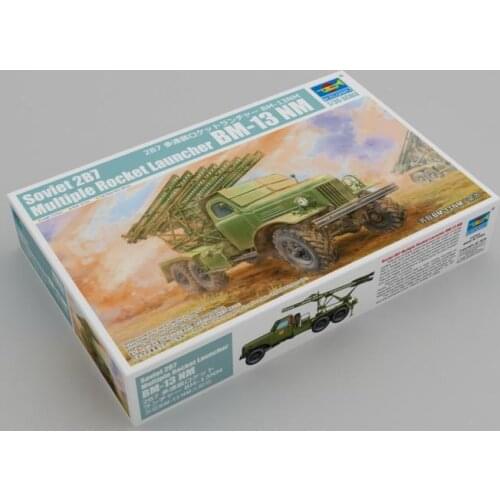 TRUMPETER 01075 Plastic Model 1:35 Soviet 2B7 Multiple Rocket Launcher BM-13 NM Model Kit