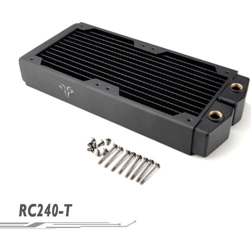 OCOCOO Water Cooling Radiator 40mm Thickened Copper Computer CPU Laptop Heat Cooling DIY Accessories