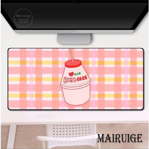 40*90CM Cute Mouse Pad Creative Game Computer Keyboard Long TableMat Kawaii Desk for Teen Girls MousePad Bedroom Office Supplies