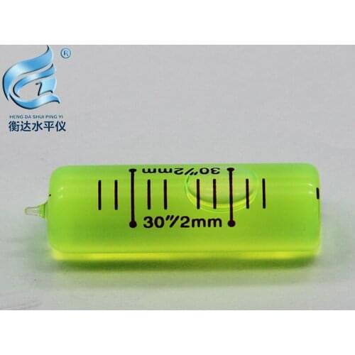 Glass long level bubble 30"/2mm high precision theodolite level bubble