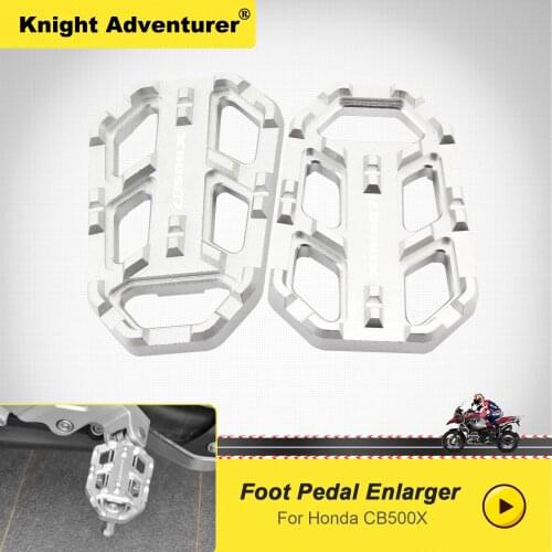 Motorcycle Foot Peg Pedal Footrest Extension Footpeg Enlarger For Honda CB500X cb500 x CB500 X 2015 2016 2017 2018 2019