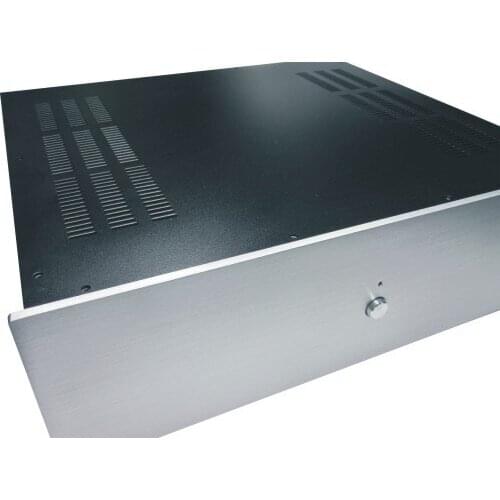 HA 430 * 133 * 380MM amplifier Enclosure chassis aluminum panel chassis Preamplifier empty folder DIY power amplifier shell