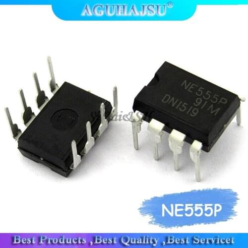 10PCS/LOT NE555 NE555P NE555N ne555 DIP-8 Timing Chip Brand New ne555 Wholesale