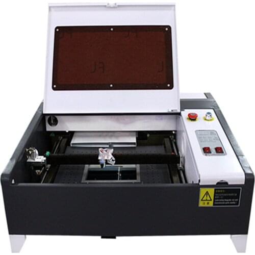 50W CO2 Laser Engraving Cutting Machine Laser Machine HIGH SPEED With Hermetic CO2 Glass Tube 400*400mm Print Area