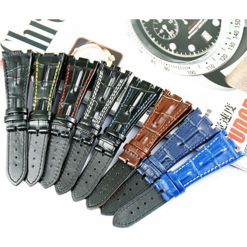 Watch accessories mens business high-end strap for AP series leather strap 28mm ladies outdoor sports waterproof strap