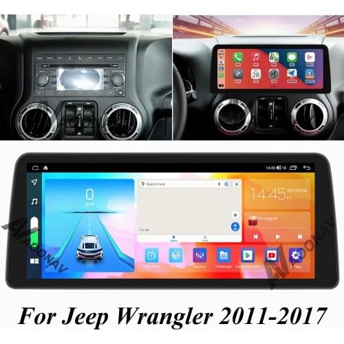 128GB Android 10 Car radio GPS For Jeep Wrangler 2011-2017 Car Multimedia Player Navigation Stereo autoradio receiver Head Unit