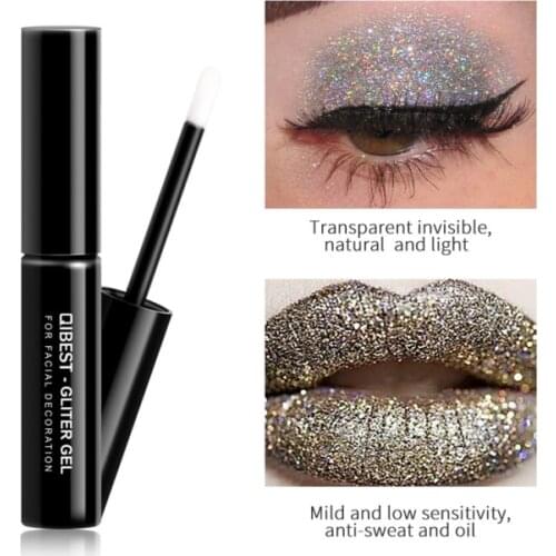 3 PCS High-gloss Glitter Powder Special Glue Makeup Base Lasting Eye Lip Shimmer Glue Makeup Quick-drying Festival Glue New