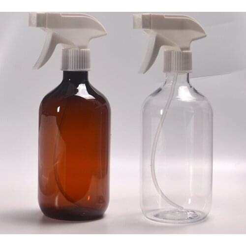 1Pcs 300ml/500ml Spray Bottles Sub-bottling Plastic Multicolor Refillable Bottle Empty Container Flip-top Dispensing Makeup Tool