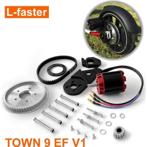 L-faster Electric Scooter Conversion Kit For Town 9EF Customized Motor Device For Town 9 Scooter Lightest Electric Scooter Drive