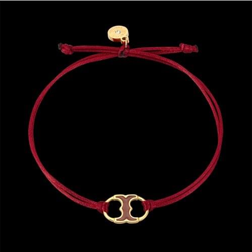 Lanyika Fashion Jewelry Simple stainless steel lock bracelet different color rope hand-woven unisex fashion jewelry best gift