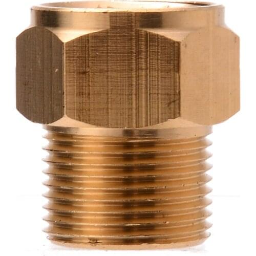 1pc Brass Washer Adaptor Coupler M22 Male * M22 Female Hose Coupling Adapter For HD HDS Pressure Washer Hardware