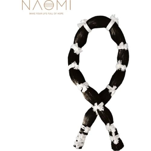 NAOMI Violin Bow Hair 250g 80cm Long Violin Bow Hair Horsehair Fiddle Bow Hair Natural Black Color Violin Parts Accessories