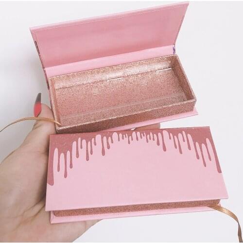 Wholesale Eyelashes Package Box Lash Boxes Packaging Custom Faux Cils 25mm Mink Eyelashes Magnetic Drawer Lashes Cases Vendors