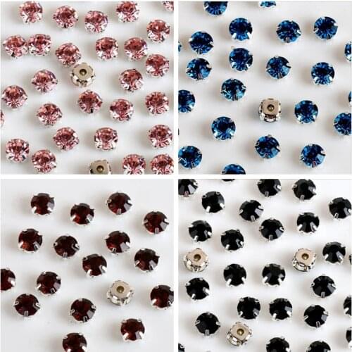 Prajna Sew On Rhinestone With Claw Motif Rhinestone FlatBack Sew Rhinestones Crystal Jewelry Handmade Crafts Artwork Cloth DIY