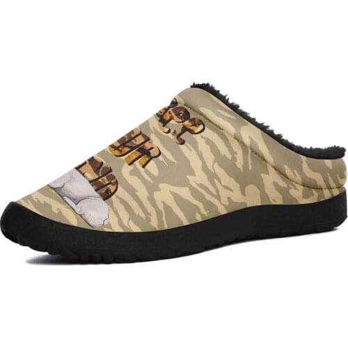 Dropshipping Slippers Custom Slide Sandals Wholesale Plush Slippers To Warm The Winter Indoor and Outdoor Cute For and Men Women