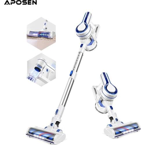 APOSEN Handheld Cordless Wireless Vacuum Cleaner 14000Pa Suction Power with 35 Mins WorkingTime litter Clean Appliance Bagless