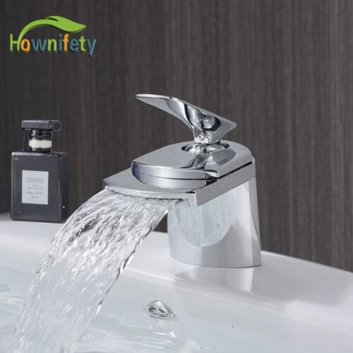 Chrome Gold Nickel ORB Basin Faucet Deck Mount Bathroom Mixer Hot Cold Mixer Crane Taps Waterfall Bath Wash Mixer