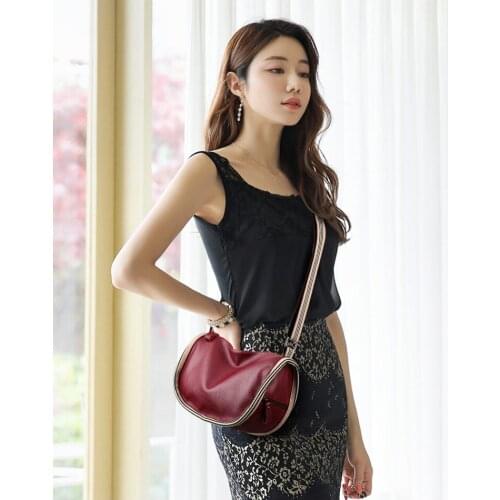 Women Soft Leather Shoulder Bag 2021 Summer Hot Handbags Genuine Leather Luxury Women Bags Designer Female Messenger Bag Vintage