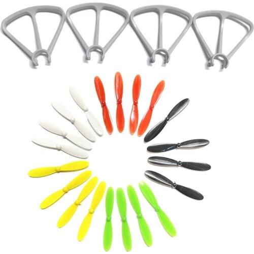 V9 MINI RC Drone 4D-V9 Propellers Accessories Guard Blades Prop Maple Leaf Parts Kit
