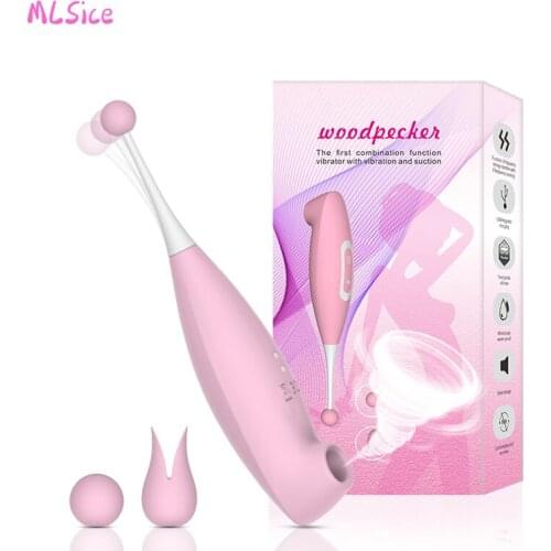 G-Spot Vibrators for Women Vaginal Sucking Clitoris Stimulator Vagina Orgasm Nipple Massager Adult Sex Toys for Female AV 2 in 1