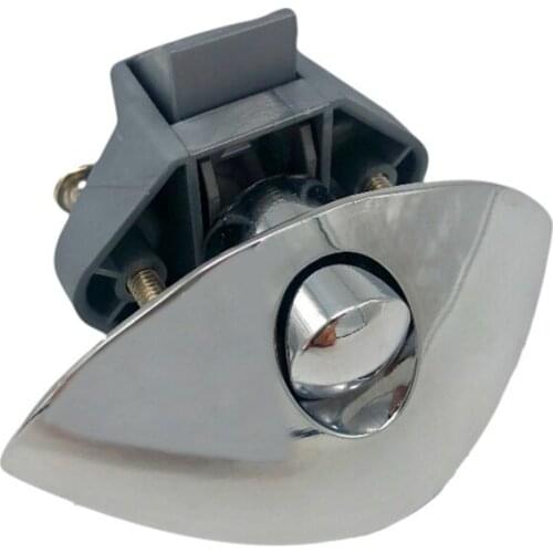 X7AE Diameter 20mm Camper Car Half-moon Push Lock RV Caravan Boat Drawer Latch Button Locks For Furniture Hardware