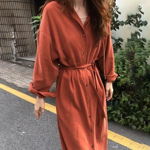 ZCSMLL Fashionable Shirt Dresses