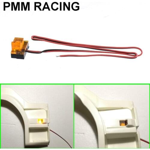 1 Pair LED Side marker Pedal Turn Signal Light for 1/14 RC Tamiya Truck scania R620 56323 Free 2 LED lights 2 resistors