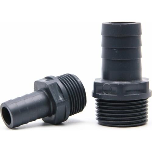 1Pcs 1/2"-2" Male Thread To 8-50mm Pagoda Connector Hi-quality Soft Water Pipe Connector UPVC Fittings Irrigation Hose Parts