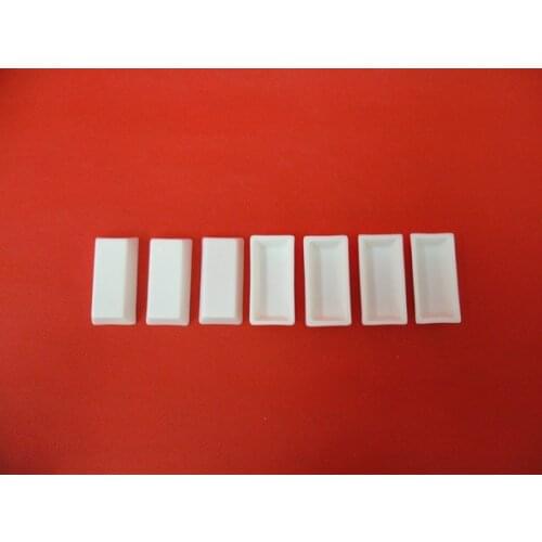 100x30x20mm corundum crucible / Al2O3 ceramic crucible / Sintered crucible Crucible Boat Sample Holder for Tube Muffle Furnaces