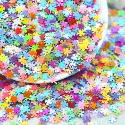 20 Gram 3mm Mixed Color Four-leaf Clover Sequins|Four-leaf Clover Scrapbooking Sequins|Nail Art Sequin|Party Decoration Confetti