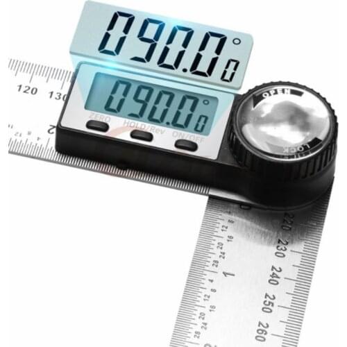 300mm Stainless steel Digital Meter Angle Inclinometer Digital Ruler Electron Goniometer Protractor Angle finder Measuring Tool