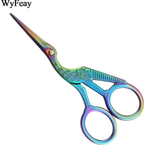 4.5" Crane Shape Scissors Cross Stitch Retro Vintage Scissors Thread Cutter Embroidery Sewing Tailor Scissor Handicraft Tools