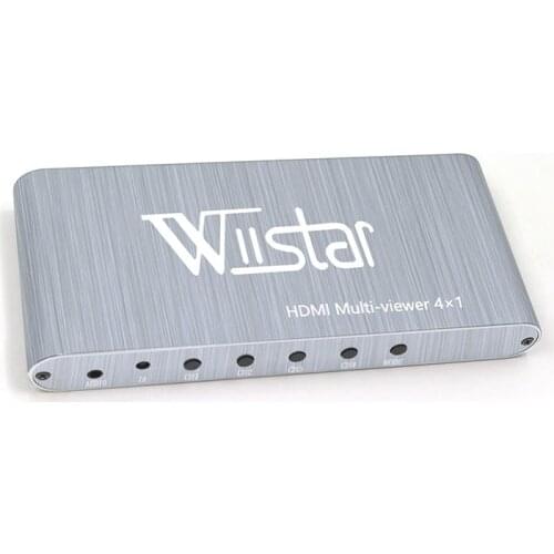 4X1 HDMI Multi-viewer HDMI Quad Screen Real Time Multiviewer with HD seamless Switcher function full 1080P&3D