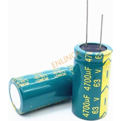 5pcs 63V 4700UF 22*40 Aluminum Electrolytic Capacitor 4700uf 63V 634700uf 20