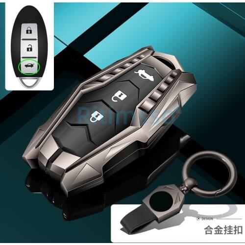 Zinc alloy+silicone Car Key Cover Case For Nissan Altima Qashqai J10 J11 X-Trail t31 t32 kicks Tiida Pathfinder Murano Note Juke