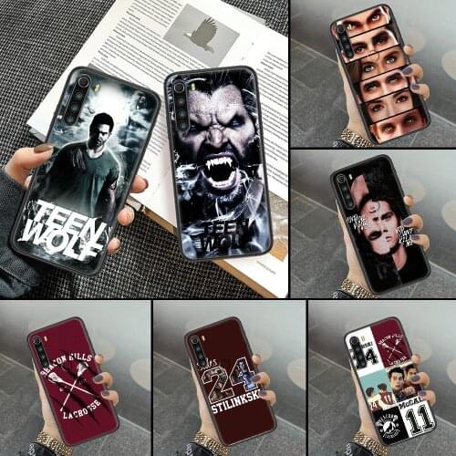 Teen Wolf TV Phone case For Xiaomi Redmi Note 7 7A 8 8T 9 9A 9S 10 K30 Pro Ultra black soft cell cover tpu funda painting coque