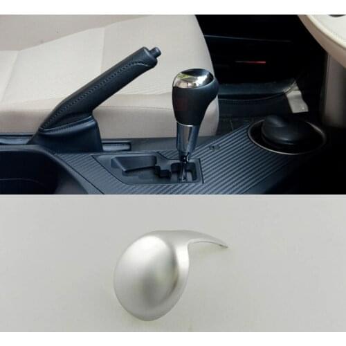 For T0Y0TA RAV4 2014 2015 2016 2017 Gear Head Sequin Trim Newest ABS Chrome Matte Gear Shift Knob Sequin Cover 1piece