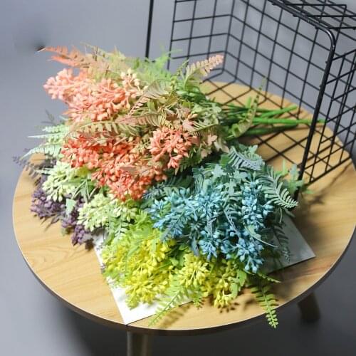 Home Vase Furnishings Simulation Plant European-style Acacia Bean Indoor Restaurant Partition Flower Arrangement
