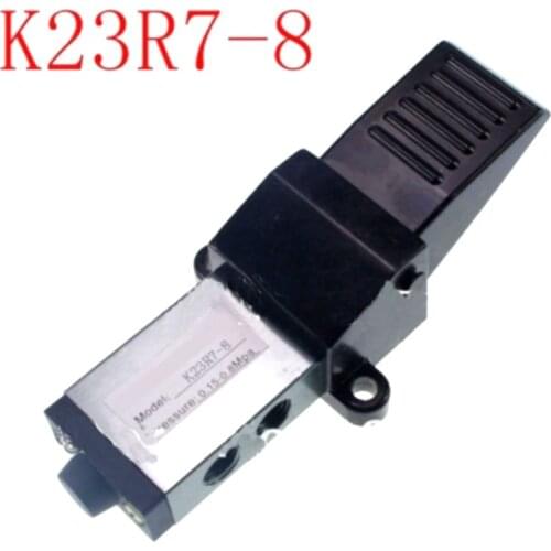 Solenoid Valve G 1/4" Air Pneumatic Foot Pedal Manual 2 Position 3 Way K23R7-8