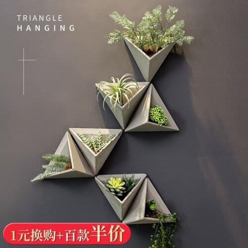 European creative decoration small triangle wall hanging/wall living room/retro style pendant bedroom decor