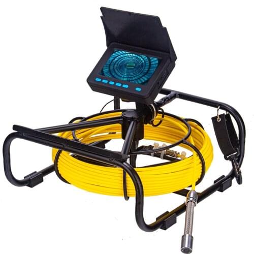 4.3 Inch DVR HD 17mm Camera Lens Drain Sewer Pipeline Industrial Endoscope Pipe Inspection Video Camera 50M