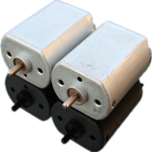 Mini Micro 130 Motor Electric DC 3V 6V 9V 12V Carbon Brush Short Shaft for DIY Toy Car Boat Model Iron Back Cover All Metal