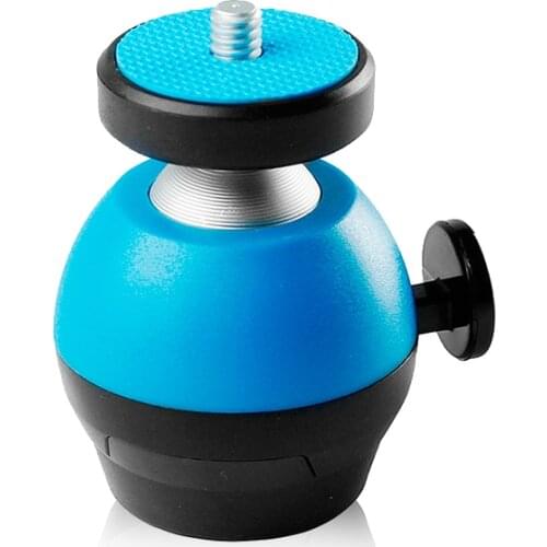 Mini Tripod Ball Head 360 Degree Swivel Ballhead Vlog Video Stand Head for Camera Tripod Selfie stick Monopod Mobile Phone Video