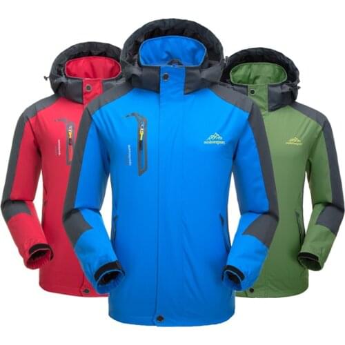 Mens Ski Suit Jacket Thermal Warmth Snowboarding Jacket Breathable Plus Size Sports Jacket For Camping Snowing Free Shipping