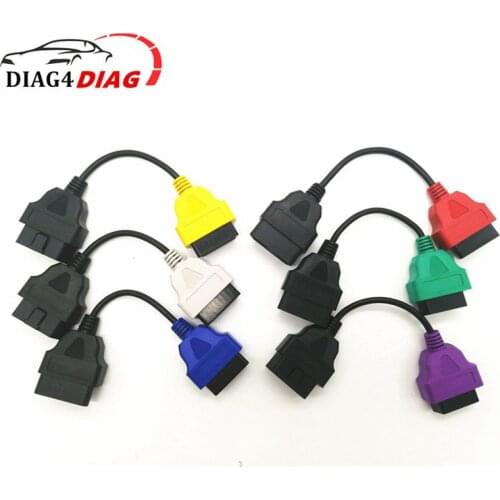 Wholesale More Discount for Fiat ECU Scan MultiECUScan OBD2 Cable Connector for Fiat for LANCIA Auto obd 2 Diagnostic Tool