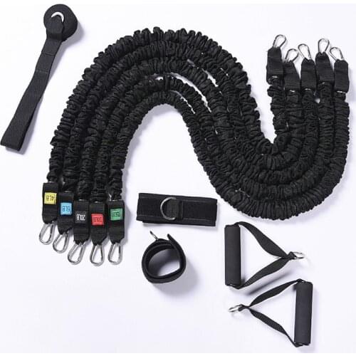 Men Women' Universal Body Building Chest Expanding Strength Training Pull Rope Indoor Fitness Shaping Weight Loss Tension Belt