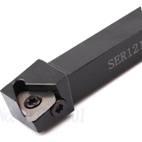 1pc SER1616 SEL1212H16 SER1010H11 External Threading Turning Tool SER2020K16 SER2525M22 CNC Lathe Turning Tool Holder,Boring Bar