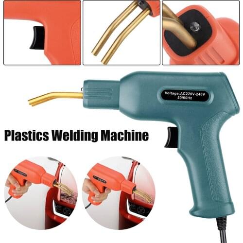 50W Handy Plastics Welders Garage Tools Hot Staplers Machine Staple PVC Repairing Machine Car Bumper Repairing Welding Tool
