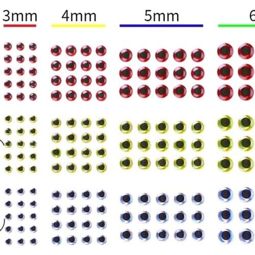 Fishing Lure Eyes Holographic 3D Simulation Fly Fishing Minnow Artificial Fish Eye fishing tackle