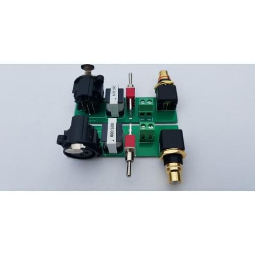 Balanced XLR Signal to Unbalanced RCA Single-ended (Permalloy Audio Transformer Passive Conversion Board)